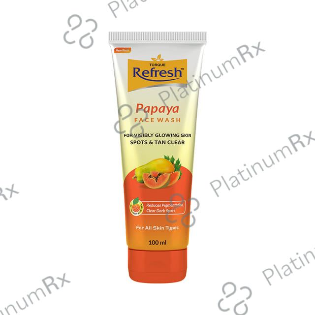 Refresh Papaya Face Wash (100ml Each) 1 Tube