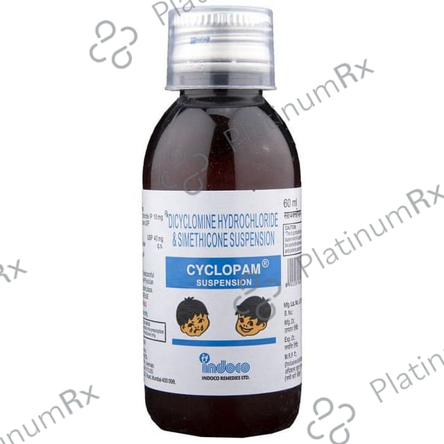 Cyclopam 10/40mg Suspension 30ml