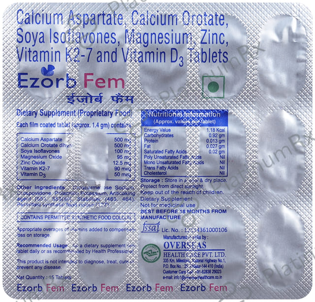 Ezorb Fem Tablet 15s