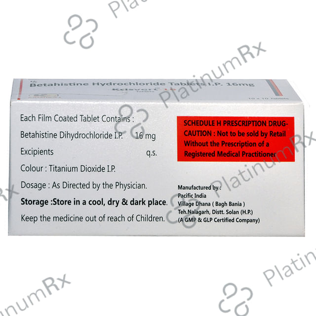 Krisvert 16mg Tablet