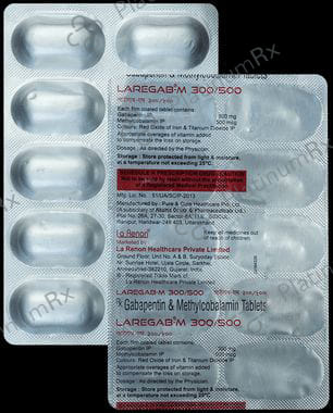 Laregab M 300mg/500mcg Tablet 10s