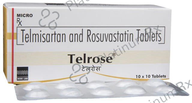 Telrose 10/40mg Tablet 10s