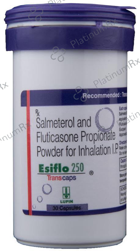 Esiflo 250/50mcg Transcaps 30s