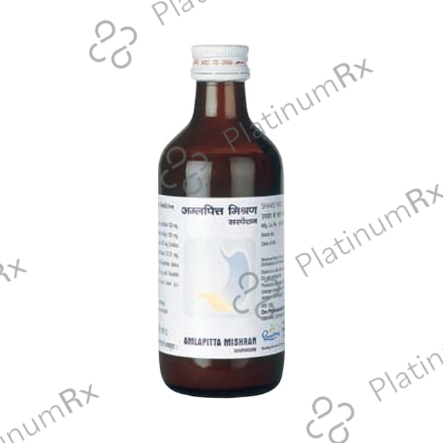 Dhootapapeshwar Amlapitta Mishran Suspension - For Hyperacidity, Nausea & Vomiting 200 ml