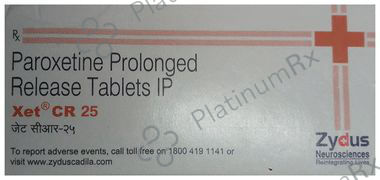 Xet CR 25mg Tablet 10s