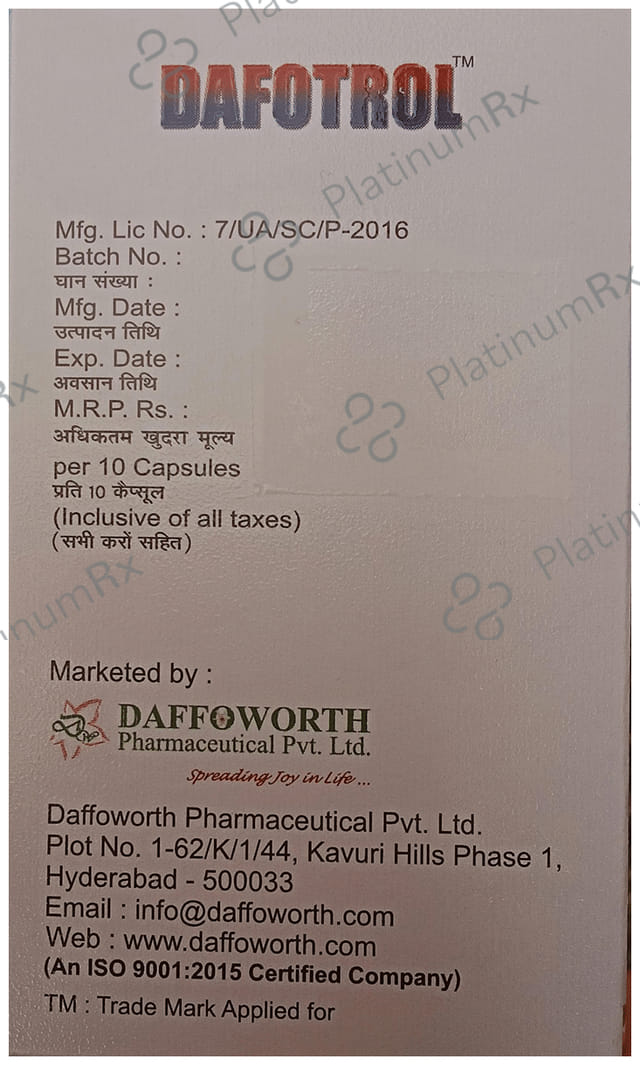 Dafotrol Softgel Capsule 10s
