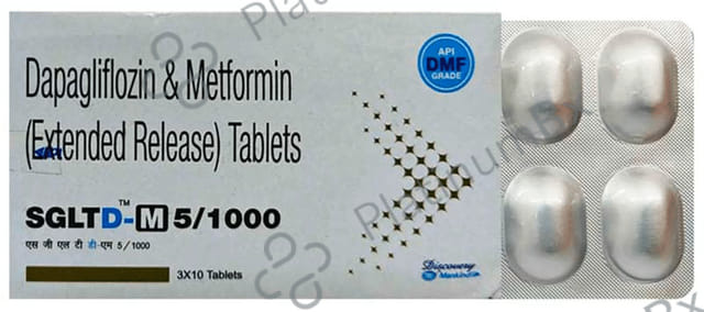 Sgltd M 5mg/1000mg Tablet