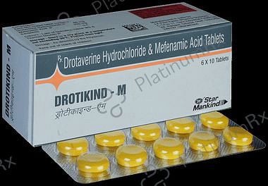 Drotikind M 80/250mg Tablet 10s