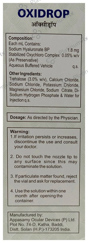Oxidrop Eye Drop