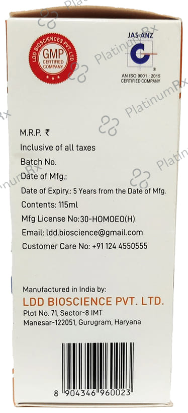 LDD Bioscience Alfalfa Tonic 450 ml