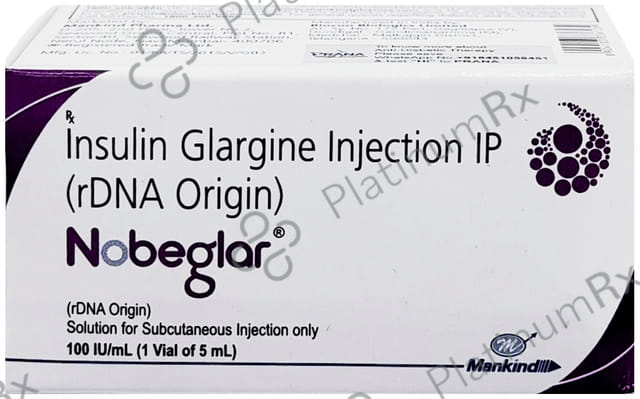 Nobeglar (100 IU/ml) (1*5ml Vial) Solution For Injection 5ml