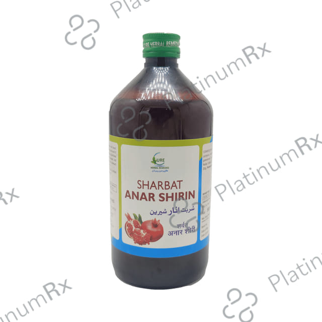 Cure Herbal Remedies Sharbat Anar Shirin