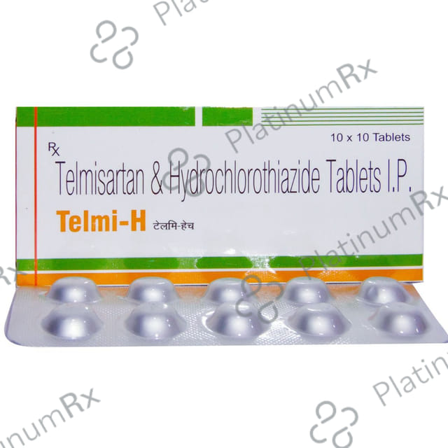 Telmi-H Tablet 10 Tablet Hedva Pharma