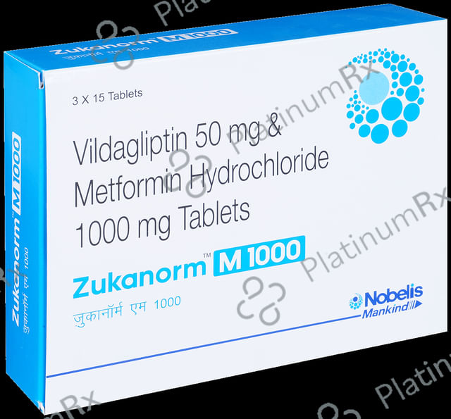 Zukanorm M 1000/50mg Tablet 15s