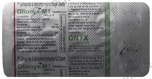 Glionyx-M 1 Tablet SR