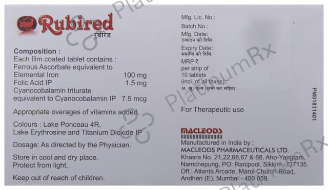 Rubired Tablet 10s
