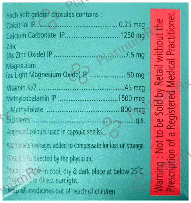 Dhruvcal D3 Strong Soft Gelatin Capsule