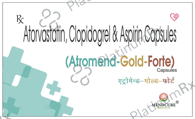 Atromend Gold Forte 10/150/75mg Capsule 10s