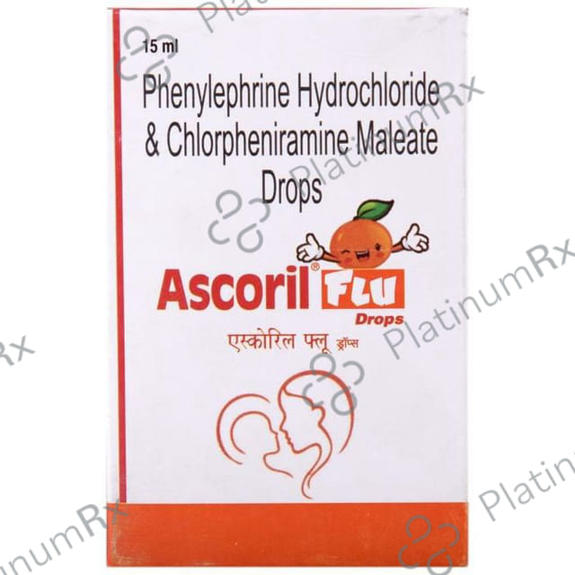 Ascoril Flu 1/2.5mg Oral Drops 15ml