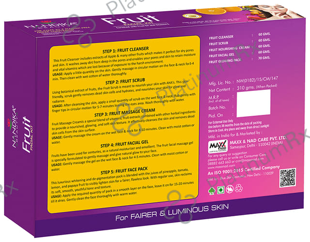 Nandika Beauty Fruit Facial Kit