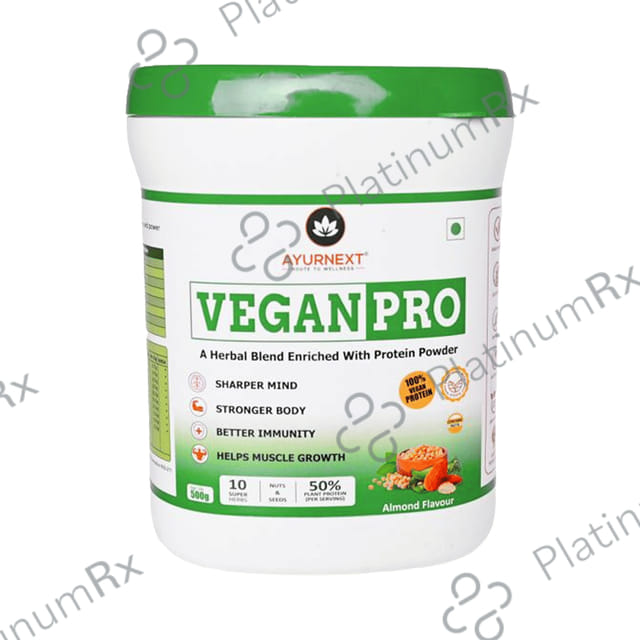 Ayurnext Vegan Pro Protein Powder Almond