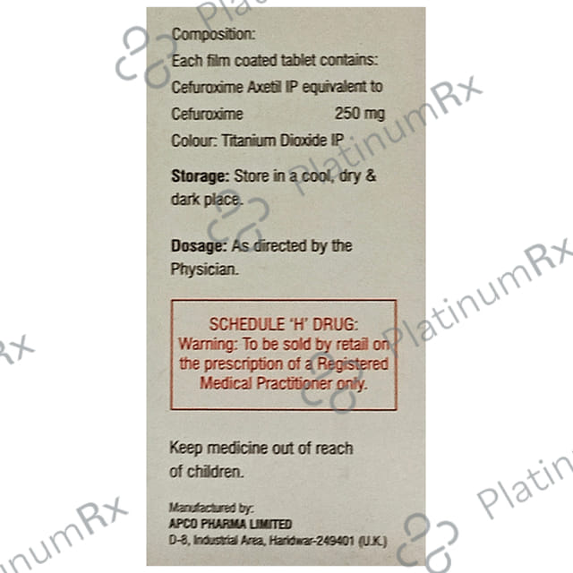 Cefugram 250 Tablet