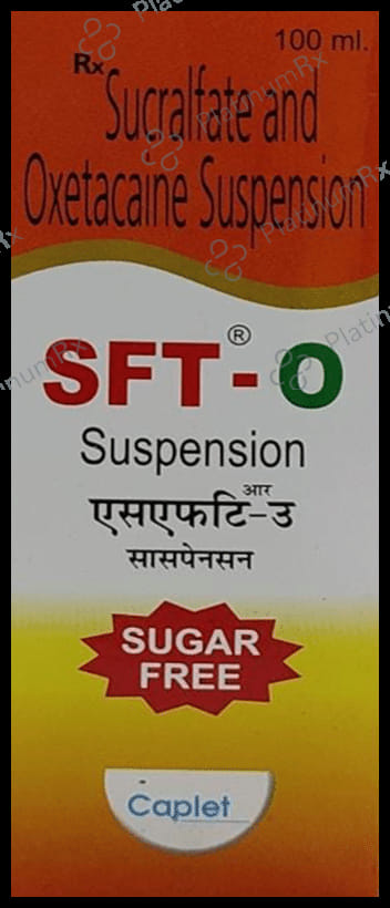 Sft-O Oral Suspension Sugar Free 100 Oral Suspension