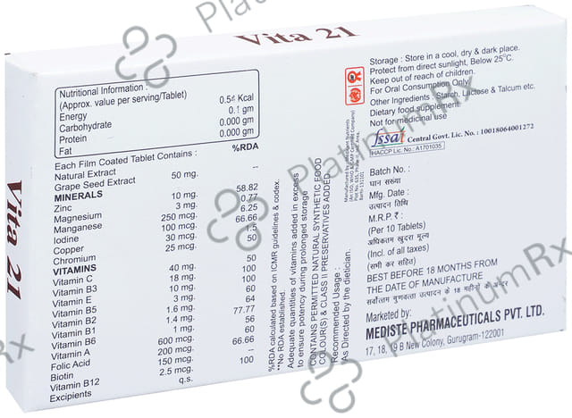 Vita 21 Tablet