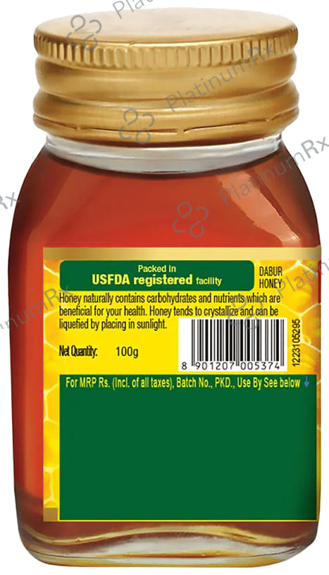 Dabur Honey With No Sugar 100gm