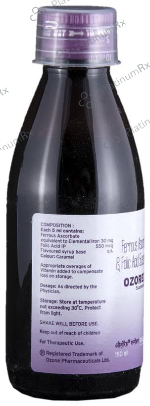 Ozored 30mg/550mcg Suspension 150ml