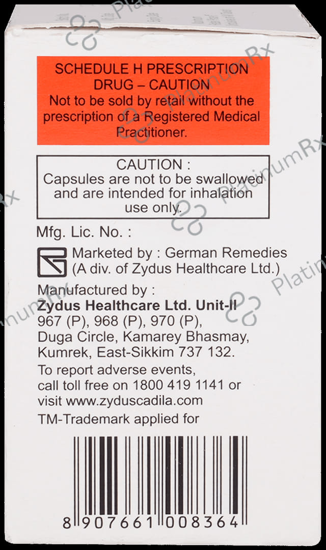 Formosone 12/500mcg Forte Respicap 30s