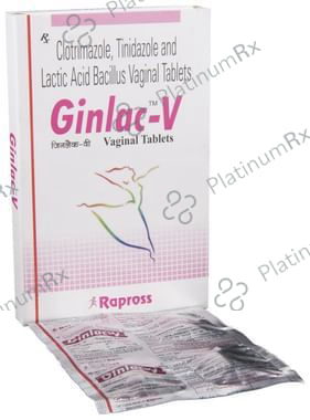 Ginlac V Vaginal Tablet 4s