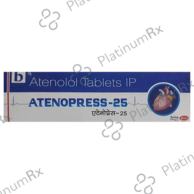 Atenopress 25mg Tablet 14s