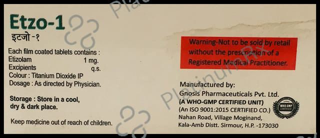Etzo 1mg Tablet