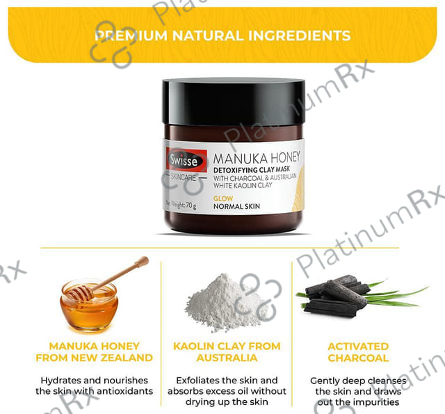 Swisse Skincare Manuka Honey Detoxifying Clay Mask