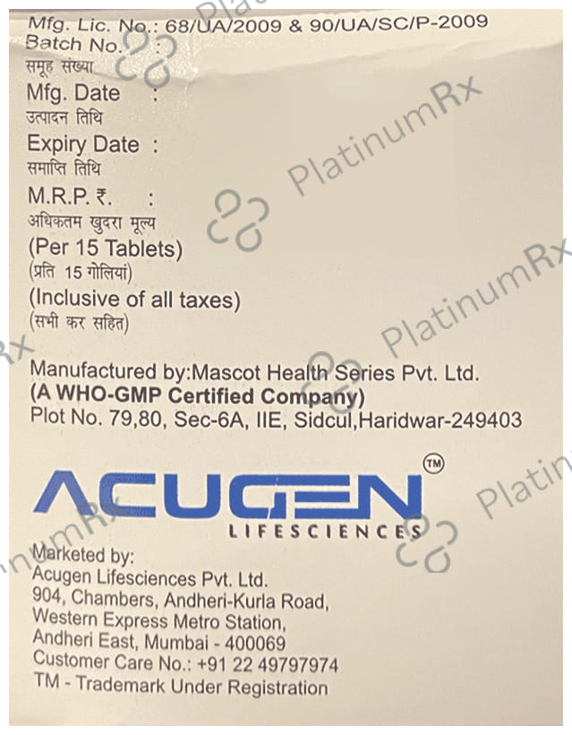 Sitasto M 50/500mg Tablet PR 15s