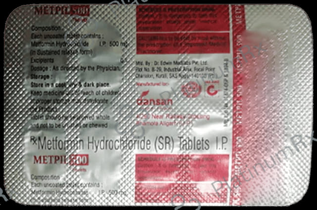 Metpil 500 Tablet