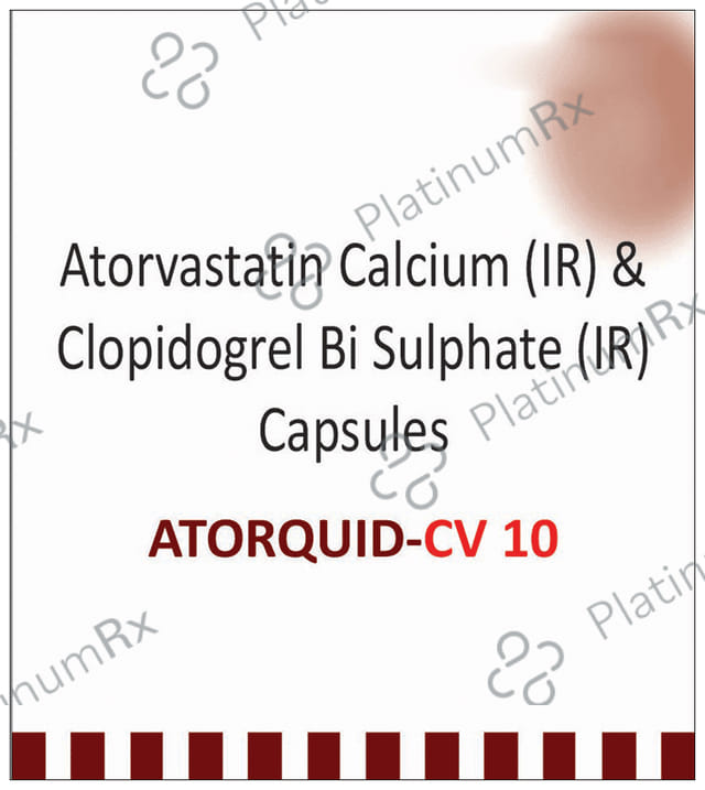 Atorquid CV 10/75mg Capsule IR 10s