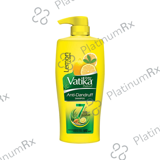 Dabur Vatika Naturals Lemon & Methi Anti Dandruff Shampoo
