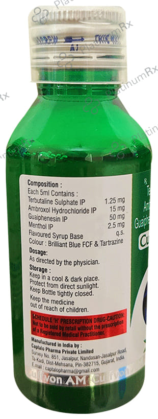 Cuffvon AM Syrup Sugar Free