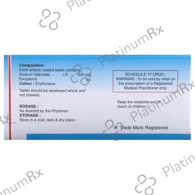 Valate 500mg Tablet 10s