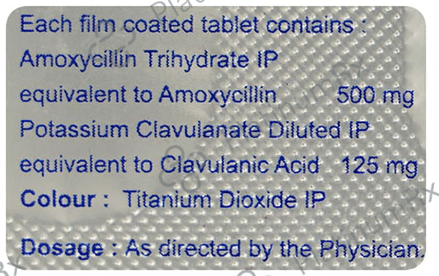 Clavnax 625mg Tablet 6s