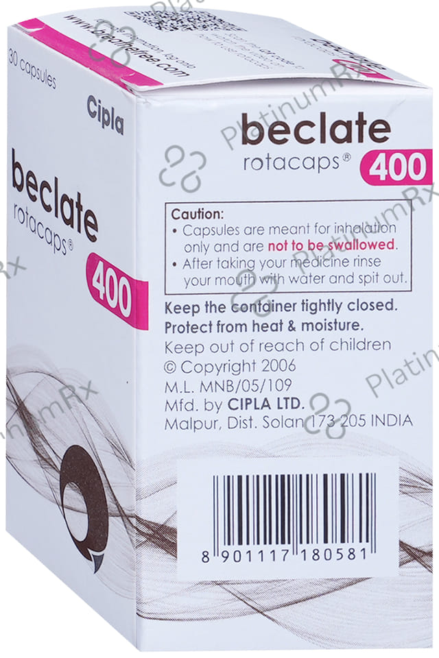 Beclate 400mcg Rotacap 30s