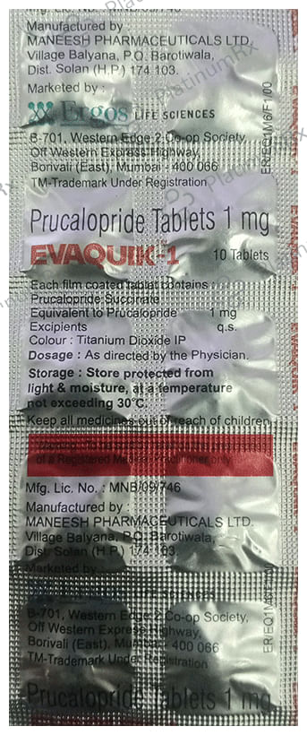 Evaquik 1mg Tablet