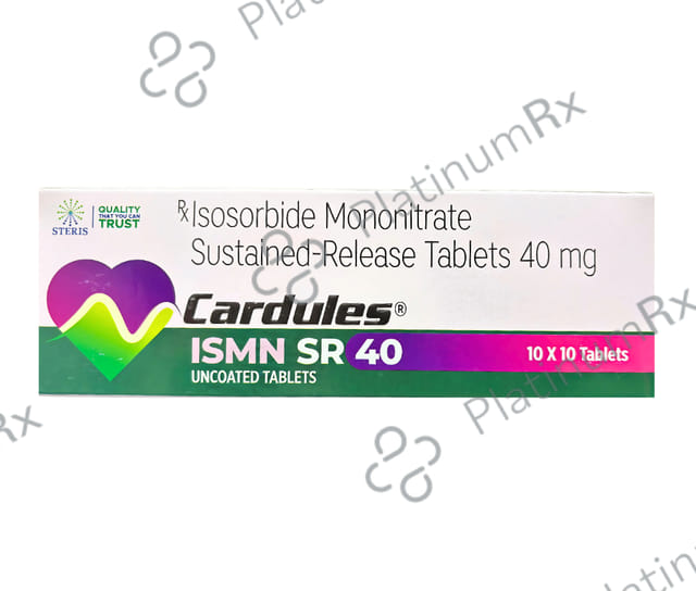 Cardules Ismn 40mg Tablet SR 10s