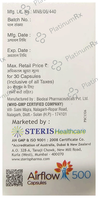 Airflow 50/500mcg Capsule 30s