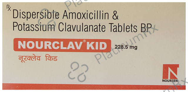 Nourclav Kid 228.5mg Tablet DT 10s