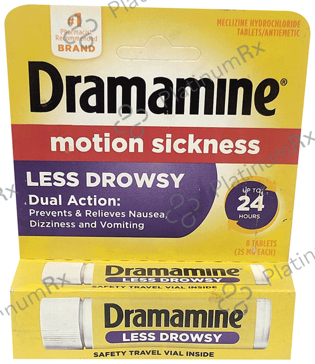 Dramamine Less Drowsy Motion Sickness Tablet