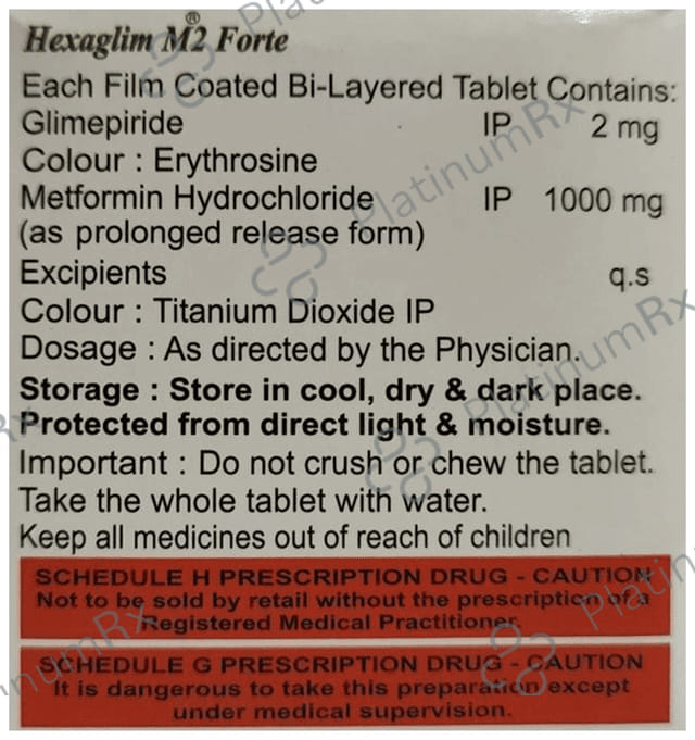 Hexaglim M2 Forte Tablet PR