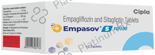 Empasov S 10/100mg Tablet 10s